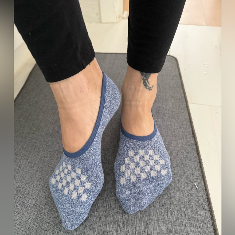 Blue no show socks 🌀🩵💙
